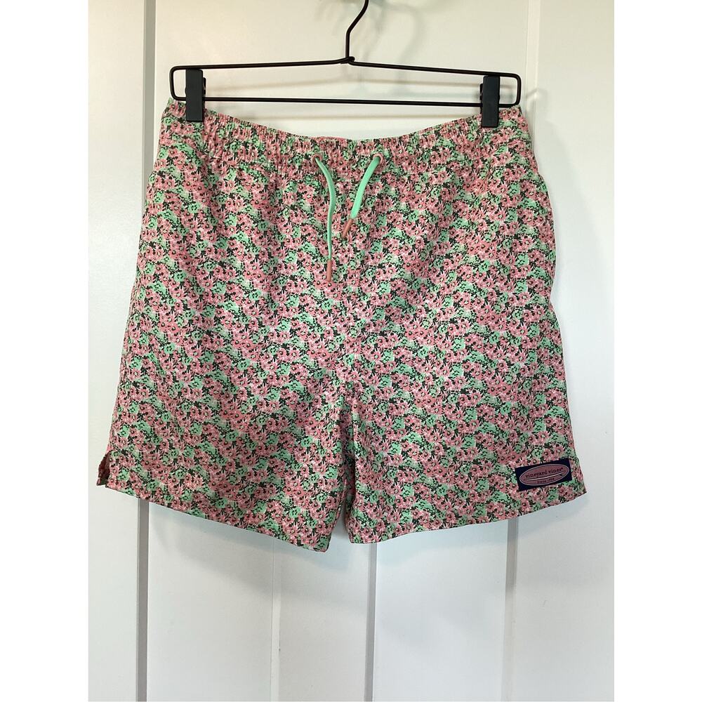 Vineyard Vines Kids's‎ chappy beach print swim trunks boys size large